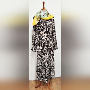 RICHARD ALLAN RETRO GEOMETRIC DRESS